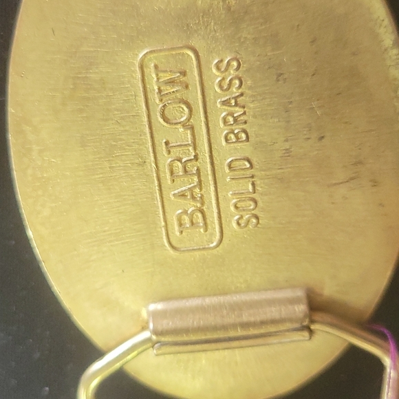 Barlow Deer Stag Brass Buckle - Picture 3 of 5